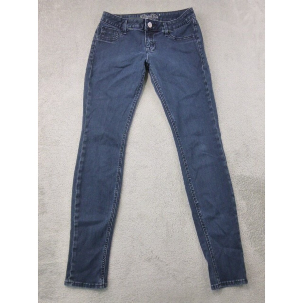 Miss Me Jeggings Womens Size 28 Ashley Low Rise Dark Blue Wash Denim Stretch